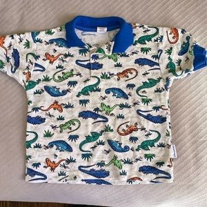 Vintage Healthtex Boys Size 6 Lizard polo shirt